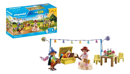 Figura Para Niños Playmobil My Life Fiesta Disfraces 64pcs