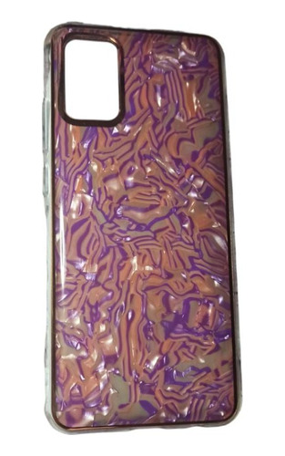 Funda Silicona Rigida Nacarada Dorado Para iPhone 12 Pro Max