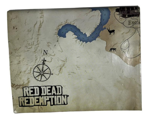 Mapa Jogo Red Dead Redemption Ps3 Ps4 Original (Usado)