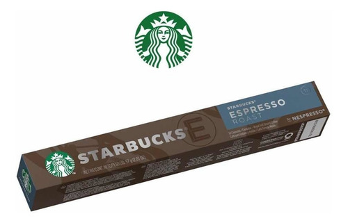 Imagen 3 de 5 de Capsulas Starbucks Espresso Roast Oficial By Nespresso 10 Unidades