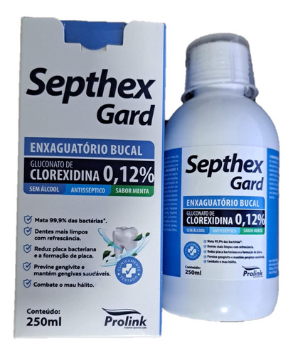 Septhex Gard Enxaguante Bucal Sabor Menta 250ml