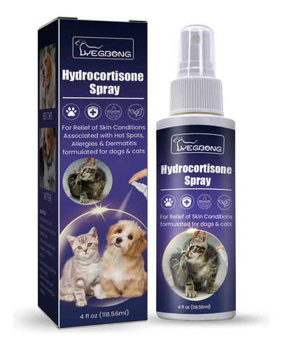 Aerosol De Hidrocortisona Para Perros, Gatos Y Caballos, Sec