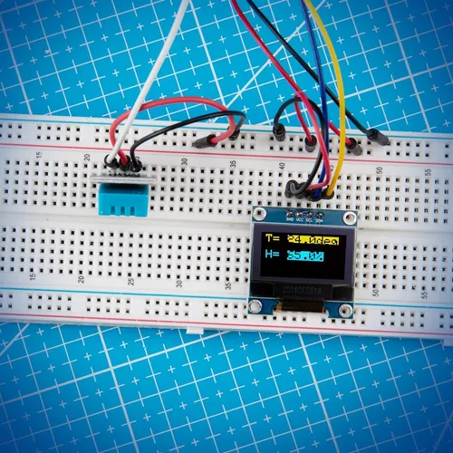 Módulo De Pantalla Oled Elegoo De 0.96 Pulgadas Para Arduino