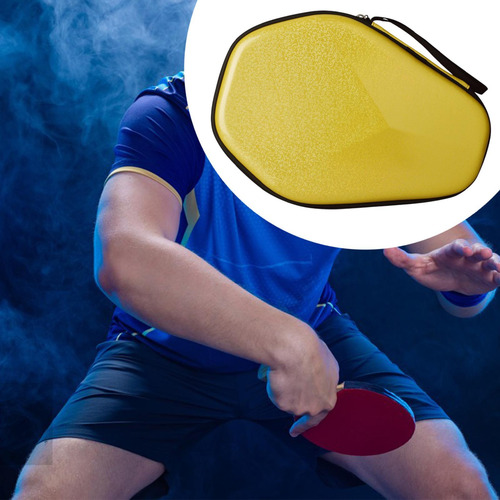 Cubierta De Raqueta De Tenis De Mesa, Bolsa De Amarillo