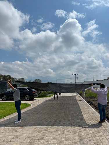 Imagen 5 de 8 de Malla Sombra Rollo 70% Raschel 4x15 Mts Invernaderos Jardín