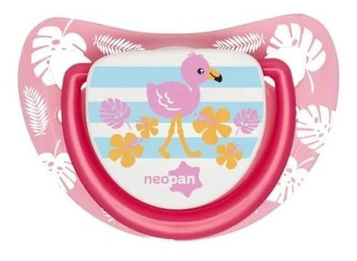 Chupeta Neopan Ortodontico 6m+ Rosa/flamingo 4882