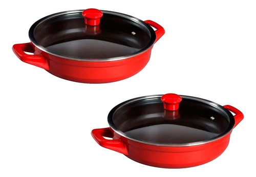 Conjunto 2 Caçarolas Duo Cerâmica Buffet Pomodoro Ceraflame