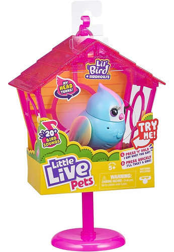 Little Live Pets Casa De Pássaros, Tuitea Arcoíris