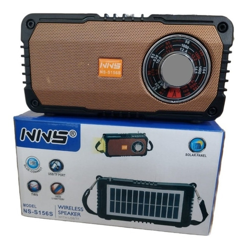 Radio Parlante Inalambrico Am Fm Sw Bluetooth Carga Solar