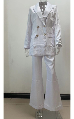 Conjunto De Traje Para Mujer Blazer Y Pantalón