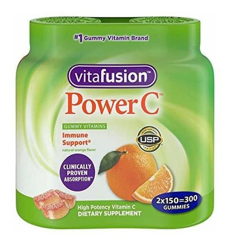 Vitafusion Poder C, Gummy Vitaminas Para Adultos (300ct).