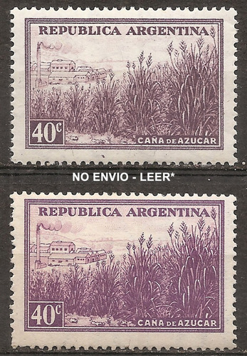 Argentina 378 Gj 758 Esp. 502/502a Mint/nuevo Resto Bisagra