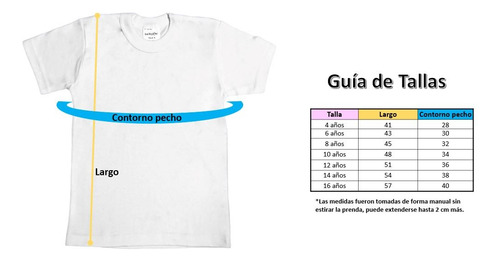 Playera Interior Manga Corta Algodón 5502 Niño Niña Pack 2pz