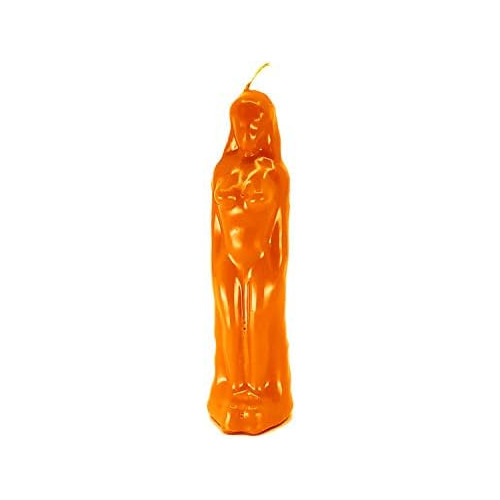 Vela De Imagen De Figura Femenina De Color Naranja (éx...