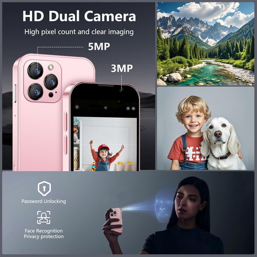 3 Miniteléfonos Inteligentes 3g, 2 Gb De Ram, 16 Gb De Rom, Android 8.1
