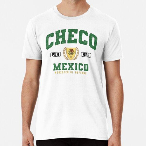 Remera Checo Pérez México Ministro De Defensa Algodon Premiu