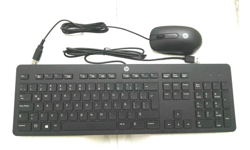 Kit Teclado Y Mouse Hp Slim Business Usb, 803181-161 Nuevo