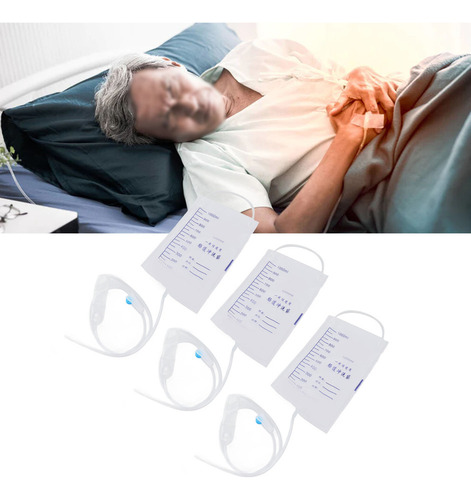 Kit De 20 Bolsas De Enema Desechables De 1000 Ml Para Mejora