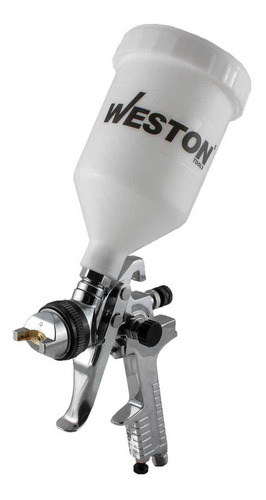 Pistola P/pintar D/gravedad Weston Vaso Plastico 600ml Psi70