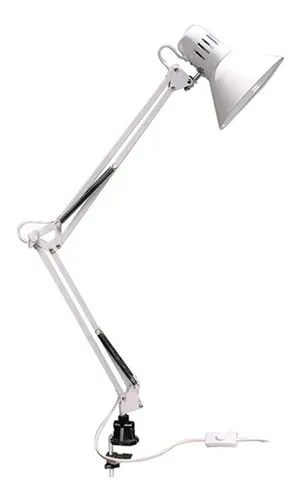 comprar Lampara Para Dibujo Técnico Velador C\u002F Morsa Para Escritorio Color Blanco Interelec