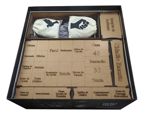 Organizador (insert Mdf) Para Frostpunk: The Board Game