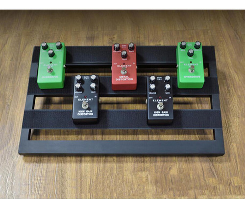 Tablero De Pedales De Guitarra Ligero De 22 X 12,4 Pulgadas