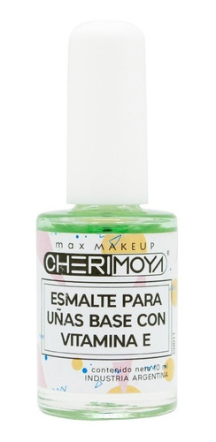 Cherimoya Esmalte Para Uñas Base Con Vitamina E Manicuria