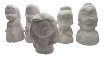 Comprar 5 Alcancias De Princesas Para Pintar Cerámica 12-15cm