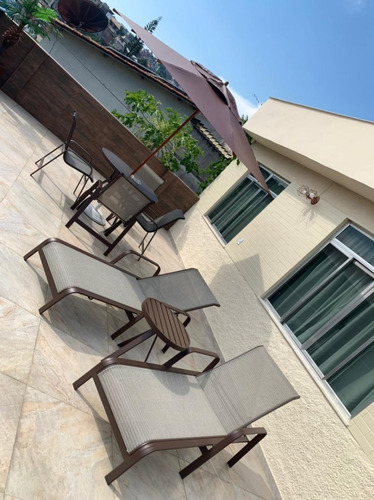 Kit Completo Móveis De Área Externa Jardim Varanda Piscina Estrutura Opcional
