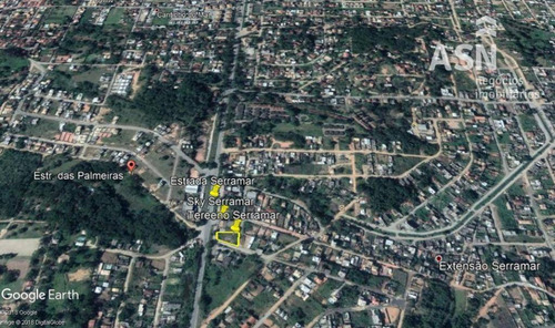 Imagem 2 de 3 de Terrenos Com 520 M² Cada, São Dois Lotes, Plano, Esquina, Em Frente A Rodovia, Bem Localizado - Serramar - Rio Das Ostras - Te0257