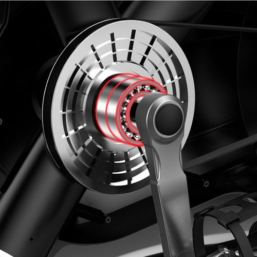 Imagen 9 de 10 de Bicicleta Estática Spinning+pedal Aluminio+monitor+magnética