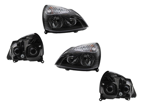 Par De Faros Clio 2002-2003-2004-2005-2006-2007 Opt