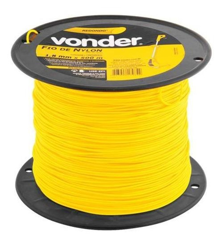 Fio De Nylon 1,8mmx500m Redondo - Vonder