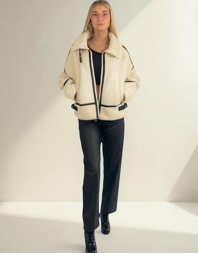 Campera Gamulan Zara De Mujer Rubi Fashion
