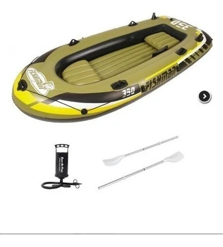Imagen 2 de 9 de Bote Inflable Gomon Fishman 350 Bote Pesca Hasta 340kg