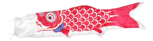 Koinobori Bandeira Japonesa Carpa Windsock Peixe Vermelho