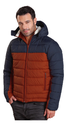 Imagen 1 de 4 de Chaqueta Hombre Impermeable Con Bolsillo Interno