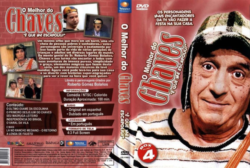 Dvd Lacrado O Melhor Do Chaves E Que Me Escapuliu Audio Em P