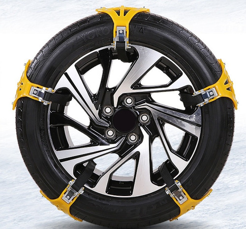 6pcs Cadenas Para Nieve Auto Suv Medidas Ajustables