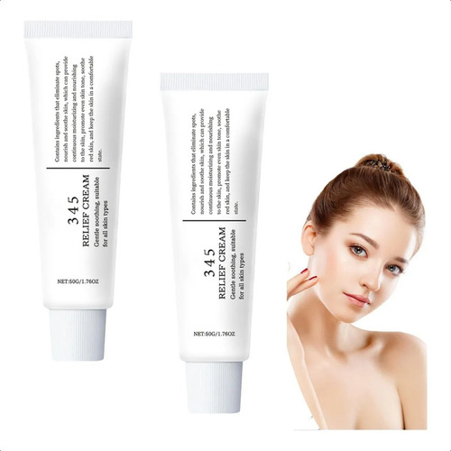 Crema Facial Coreana 345 Relief Intensivo