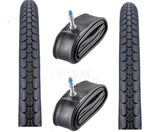 2 Cubiertas 26 X 1 1/2 X 2 Imperial Tipo Inglesa + 2 Camaras