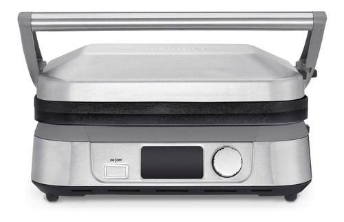 Ferro elétrico de aço inoxidável Cuisinart Gr-5bp1, cor cinza