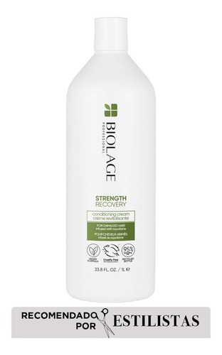  Acondicionador Biolage Reparador Vegano Strength Recovery 1l