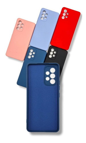 Imagen 10 de 10 de Case Silicona Gamuzada Para Samsung A32/ A52/ A52s/ A72