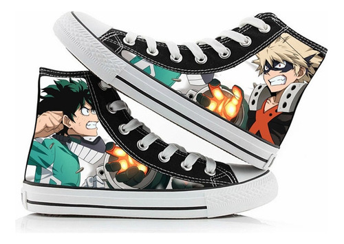 Zapatos De Lona De My Hero Academia Zapatos Planos De Tennis