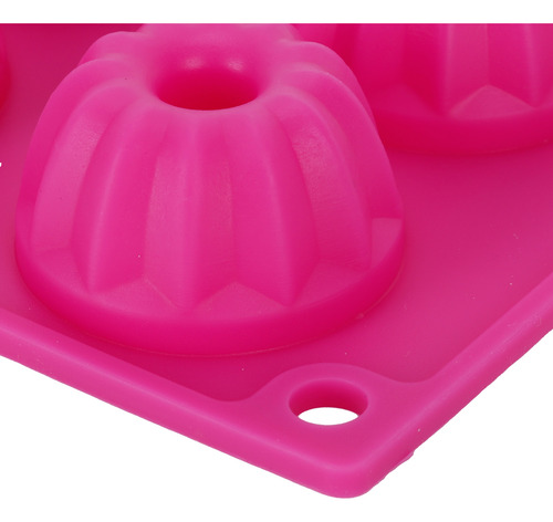 Molde Para Tartas, De Silicona, Color Rojo Rosado, Antiadher