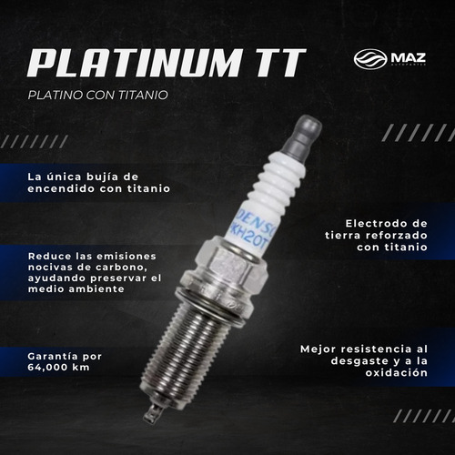 Kit De 4 Bujias Jac Sei3 2018-2019 1.6 Platinum Tt Denso