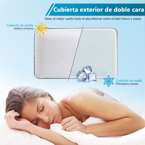 Almohada Cervical De Espuma Viscoelástica De Gel For Cuello