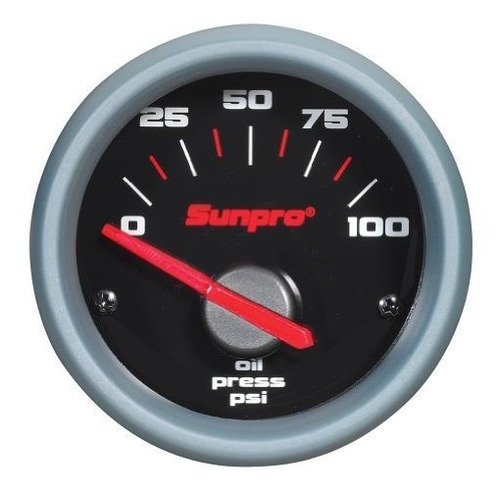 Sunpro Cp7001 Sport St Kit De Manómetro De Aceite Eléctrico 