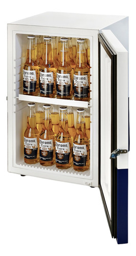 Cervejeira Frost Free Corona V2.0 37 litros Memo 220V cor branco e azul